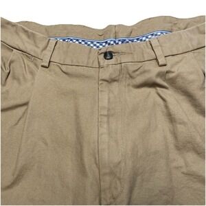 Charleston Khakis 40 (39x29.5) Mens Pleated Chinos Thick Khaki Coastal 30955